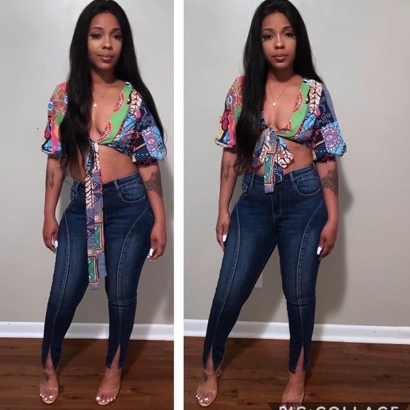 Slit women’s jeans - Picture 7 of 7